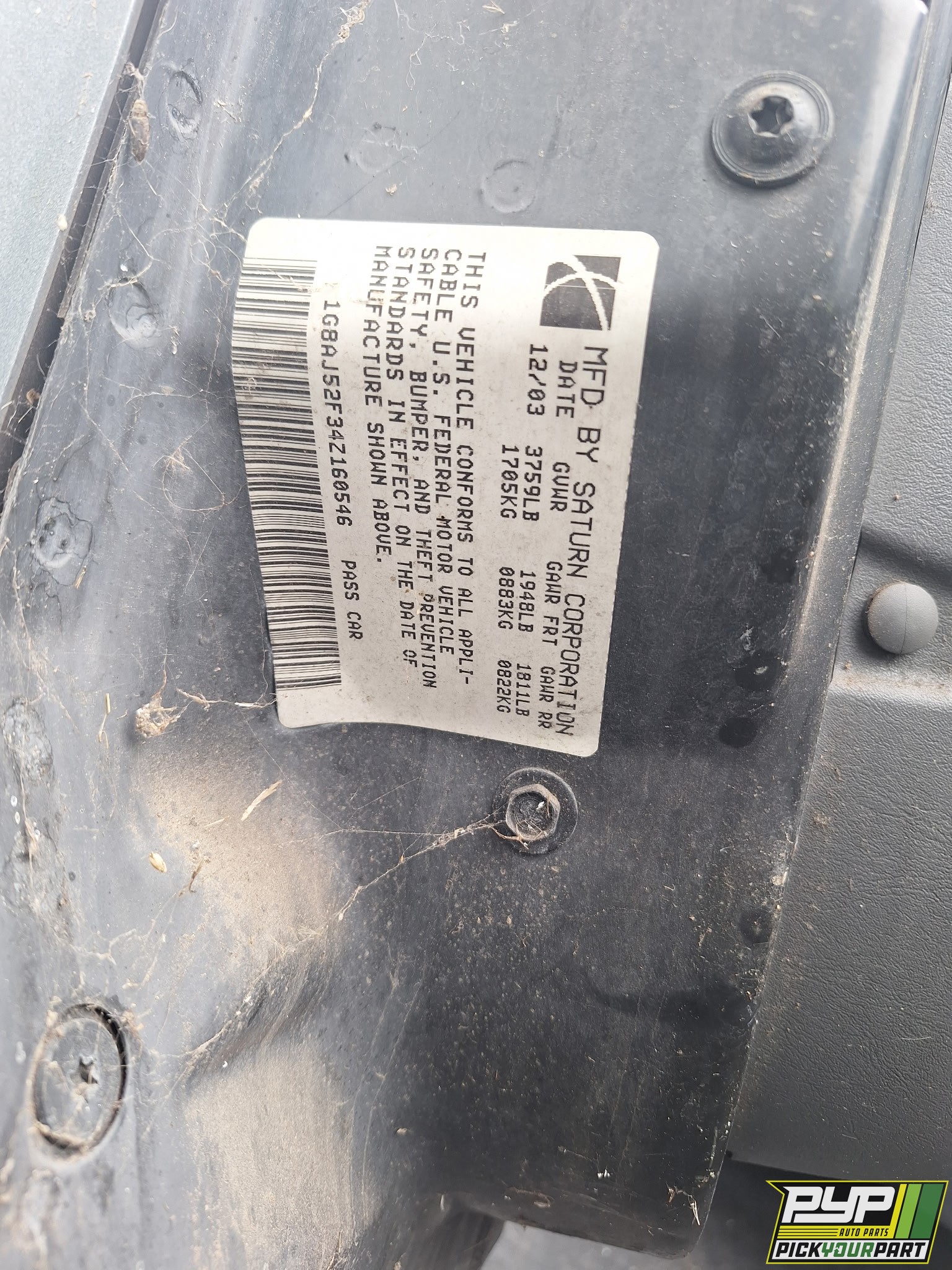 2004 CHRYSLER PT CRUISER partes disponibles